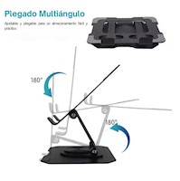 Soporte para Tablet de Metal S955 Giratorio 360° Base Plegable Antideslizante